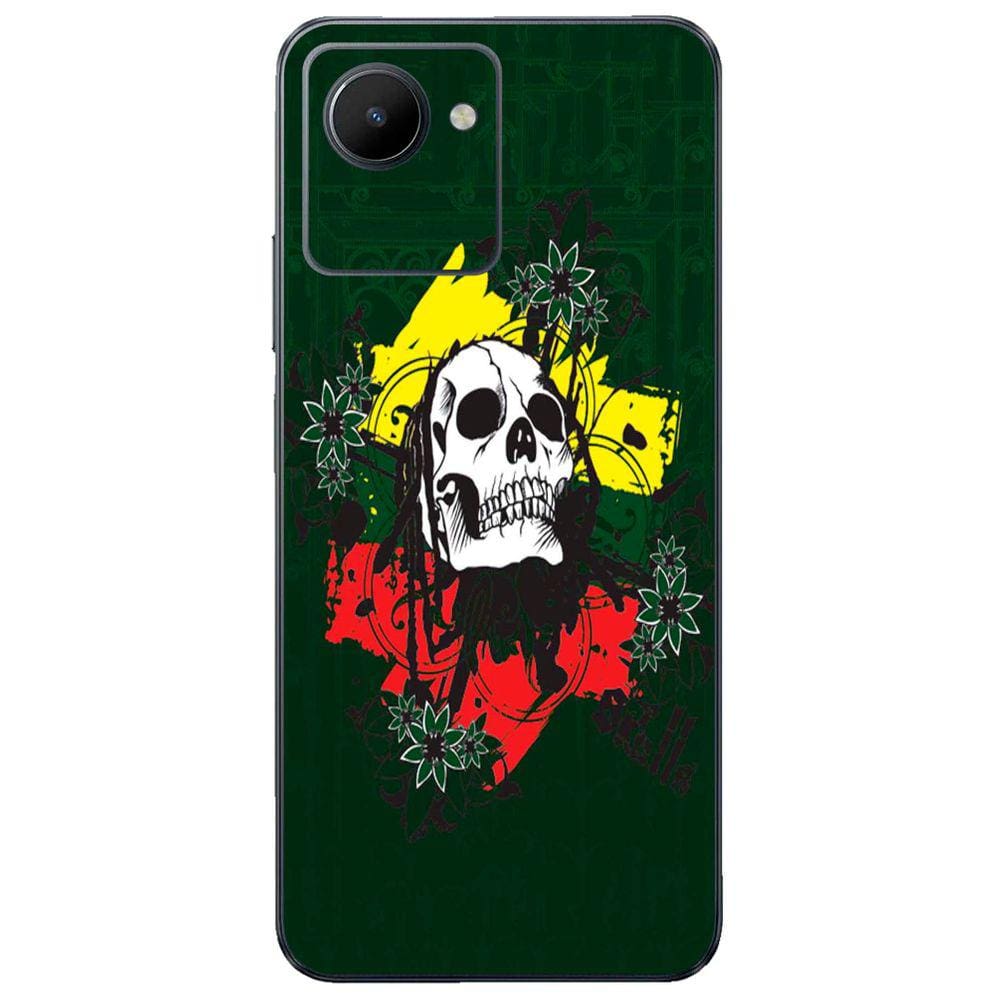 Capa Adesivo Skin024 Verso Para Realme C30s (2022)