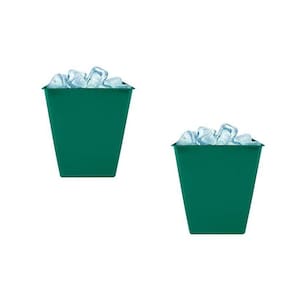 Kit 2 Balde Gelo Verde 2,6L Plástico Premium