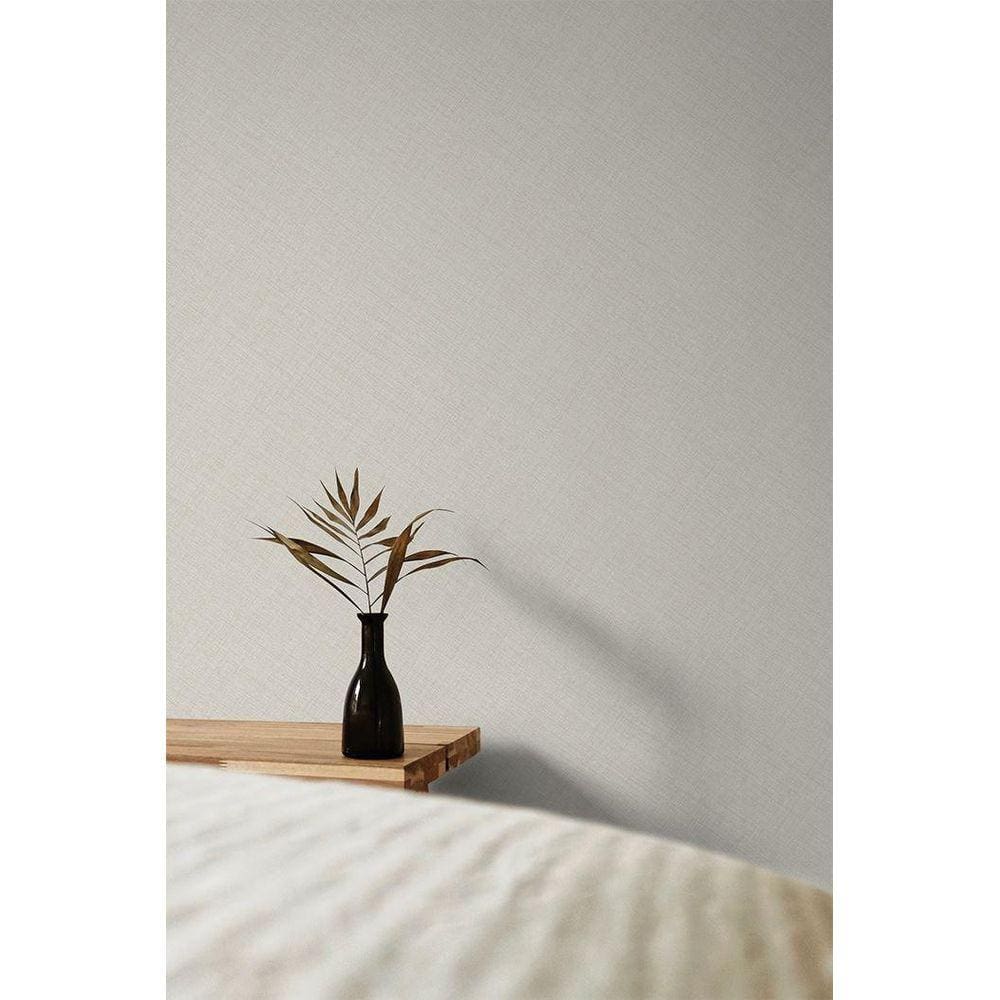 Papel de Parede Maison Têxtil Branco | 10m x 0.53m - MN1001