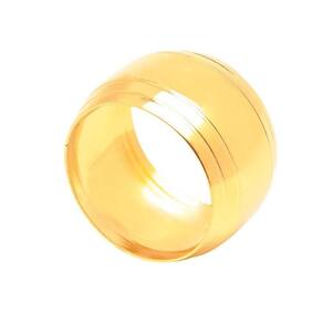 Jogo 4 Anéis De Guardanapo Itália Dourado 3 Cm Mimo Style