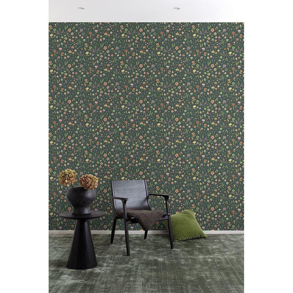 Papel de Parede Floral - 10m x 0.53m - Alta Qualidade