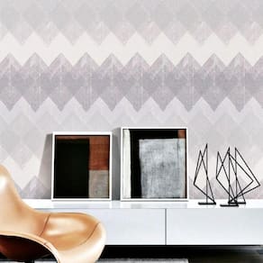 Papel De Parede Geométrico Cinza - Ess1002