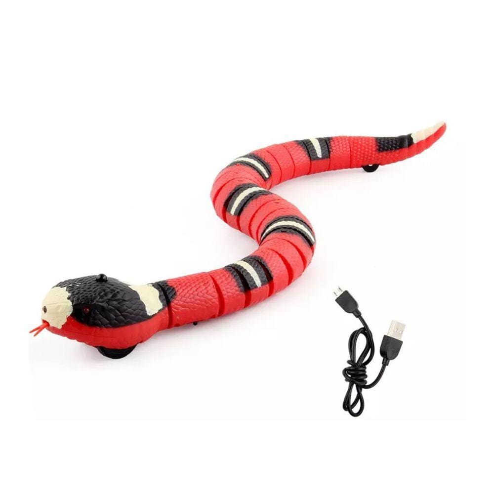 Brinquedo Cobra Com Sensor e USB