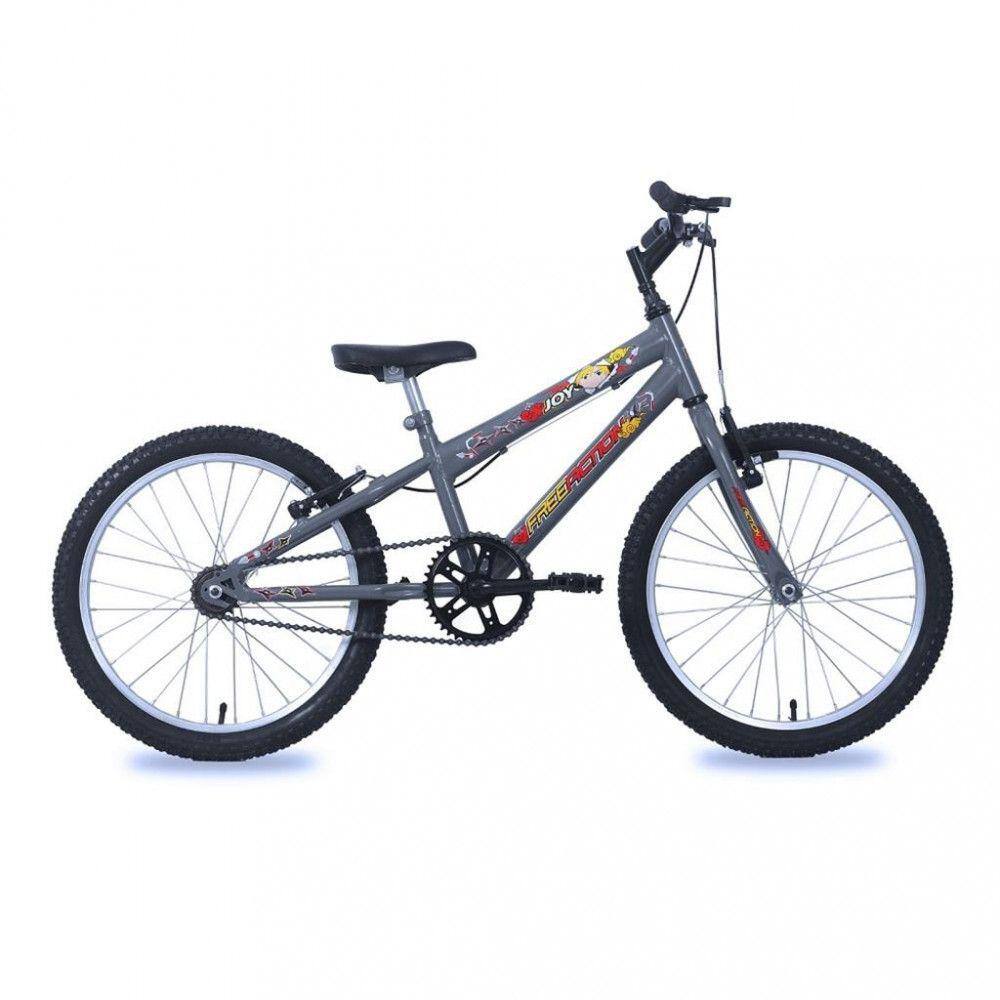 Bicicleta Free Action Joy Aro 20 Rígida 1 Marcha - Cinza