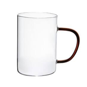 Caneca Vidro Boro Com Alça Âmbar 200 Ml Mimo Style Tc22130
