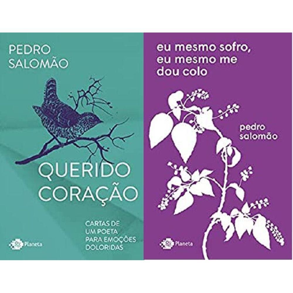 Kit 2 Livros Pedro Salomão Querido Coração: Cartas Um Poeta