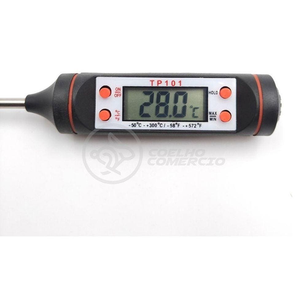 Termômetro Culinário Alimentos E Líquidos -50ºc A +300ºc