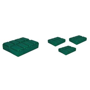 Kit 4 Porta Comprimido Verde Plástico