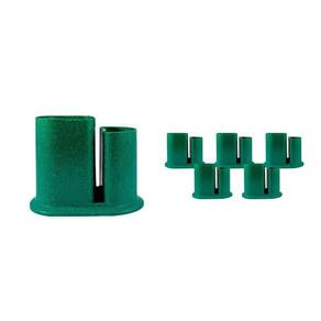 Kit 6 Porta Lápis Duo Fibra Madeira Verde
