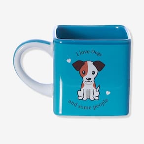 Caneca de Cerâmica Cubo 300ml - Companhia para o Café