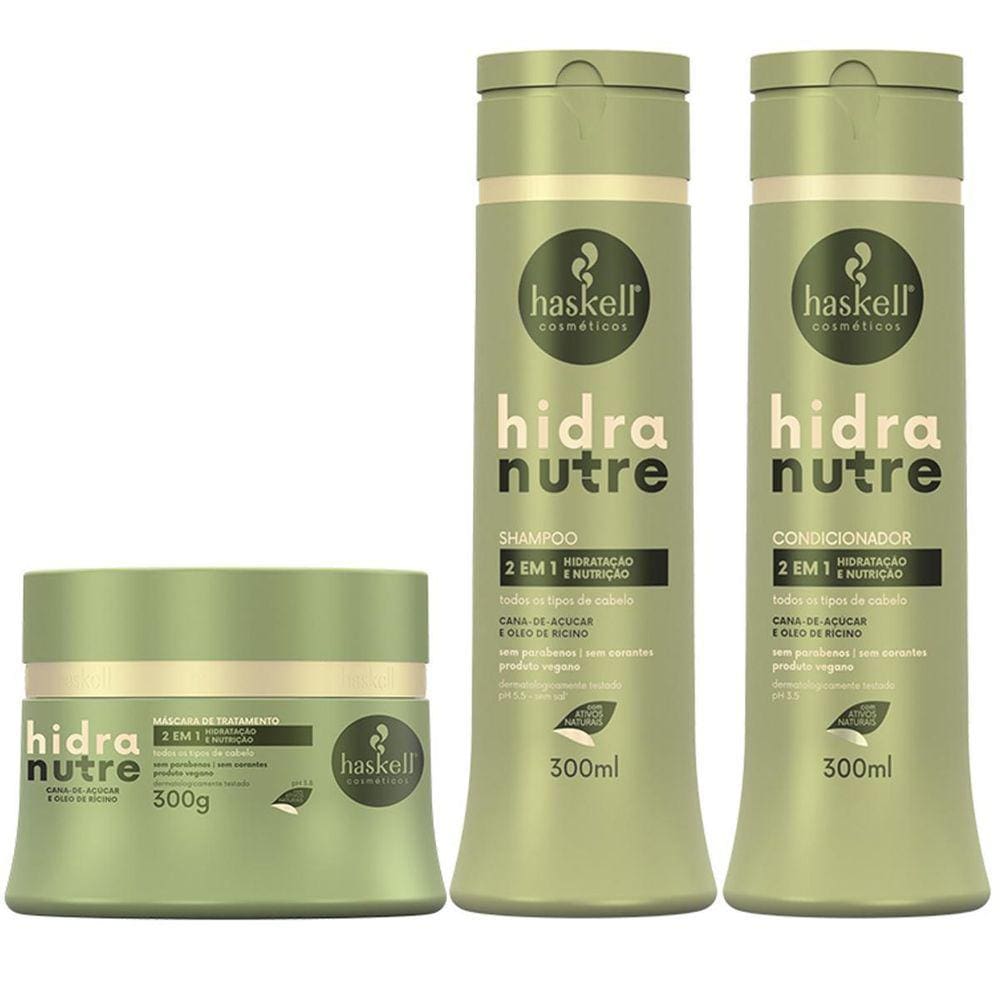 Kit Sh Cond Másc 300Ml Haskell Hidranutre