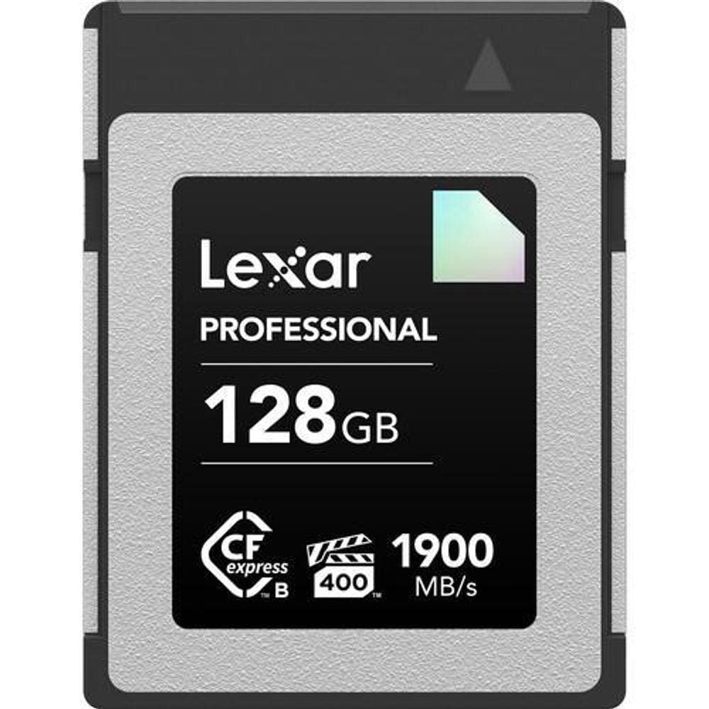 Cartão Memória Lexar CFexpress 128GB Tipo B 1900MB/s - Gravação 8K