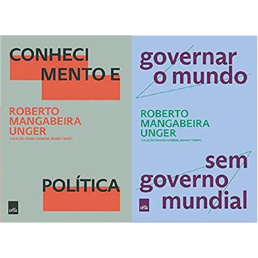 Kit 2 Livros Roberto Mangabeira Unger Conhecimento