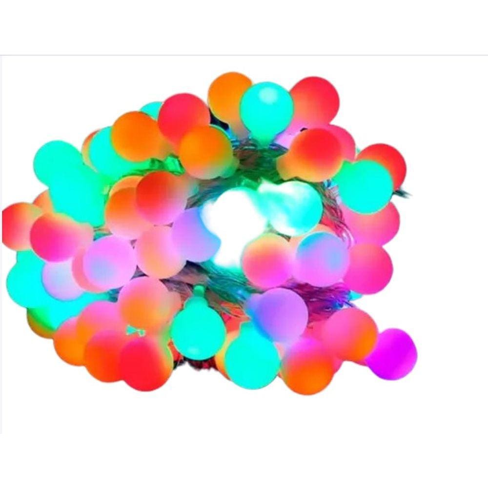 Pisca Pisca de Luz Bola 6 Metros e 40 Leds Colorido. 110v