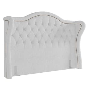 Cabeceira Cama Box Casal Queen 160cm Antibes P02 Boucle Branco - Mpozenato
