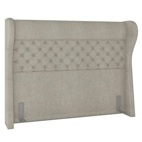 Cabeceira Cama Box Casal King 195cm Trinidad P02 Boucle Cru - Mpozenato