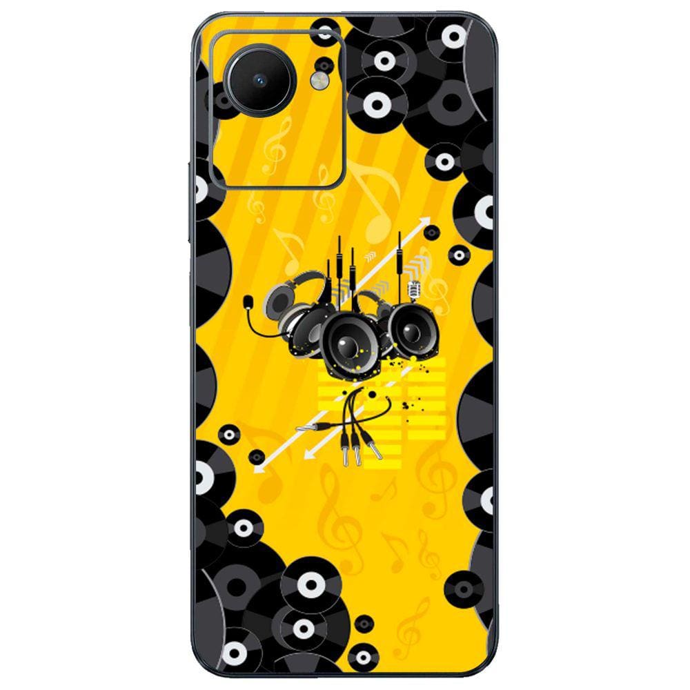 Capa Adesivo Skin354 Verso Para Realme C30s (2022)