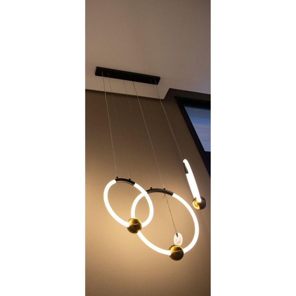 Pendente Mondo 1xled 41w Bella Iluminação Preto