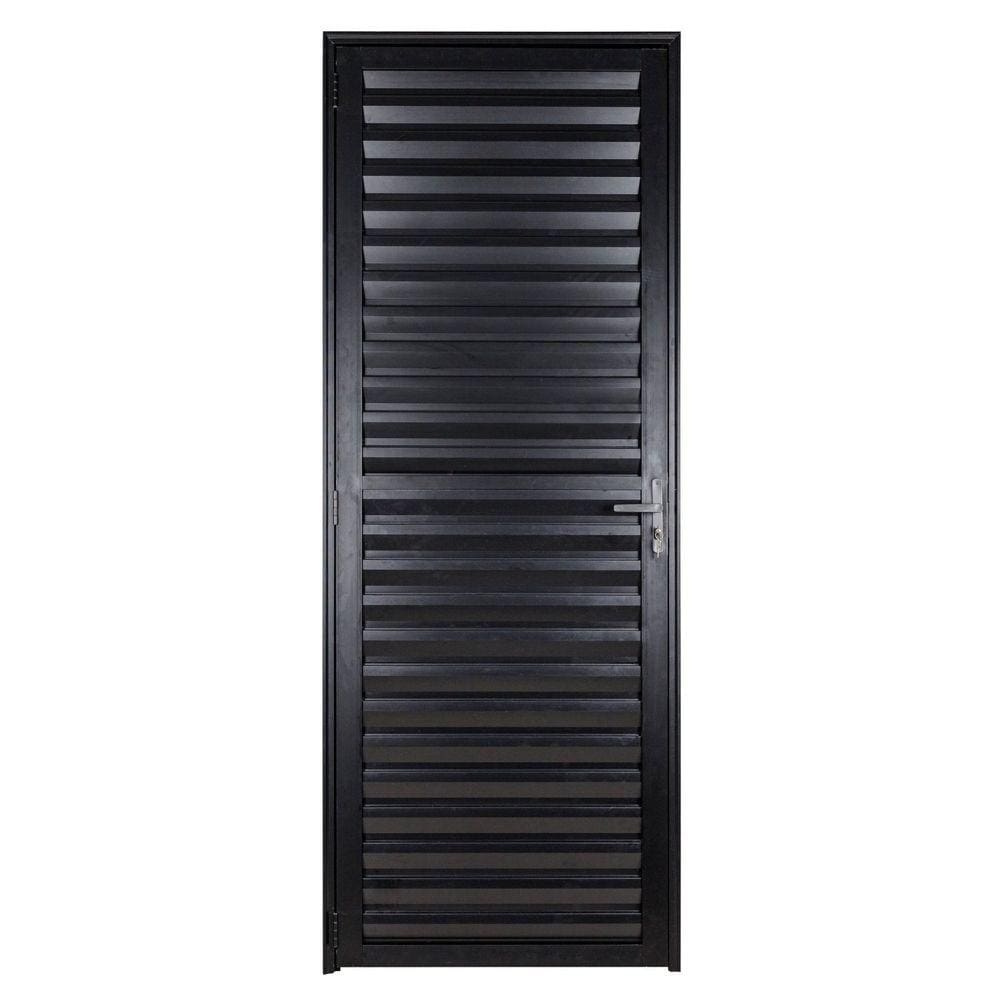 Porta Palheta Direita Ecosul 210x70cm Esquadrisul Preto