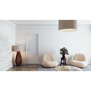 Porta de Madeira 210x80cm Mso Eucaplac Elegance Eucatex Branco Max