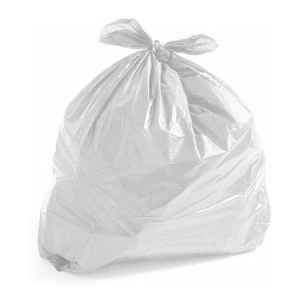 Saco De Lixo 100 L Branco Comum Com 100 Unidades