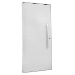 Porta Lambril Pivotante com Puxador Esquerda Topsul 220x90cm Esquadrisul Branco