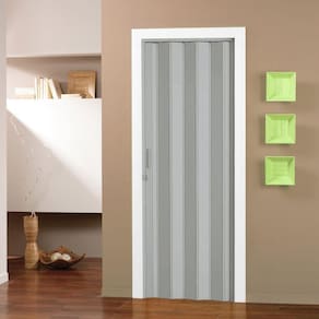 Porta Sanfonada Pvc Pronta 210x84cm Bcf Cinza