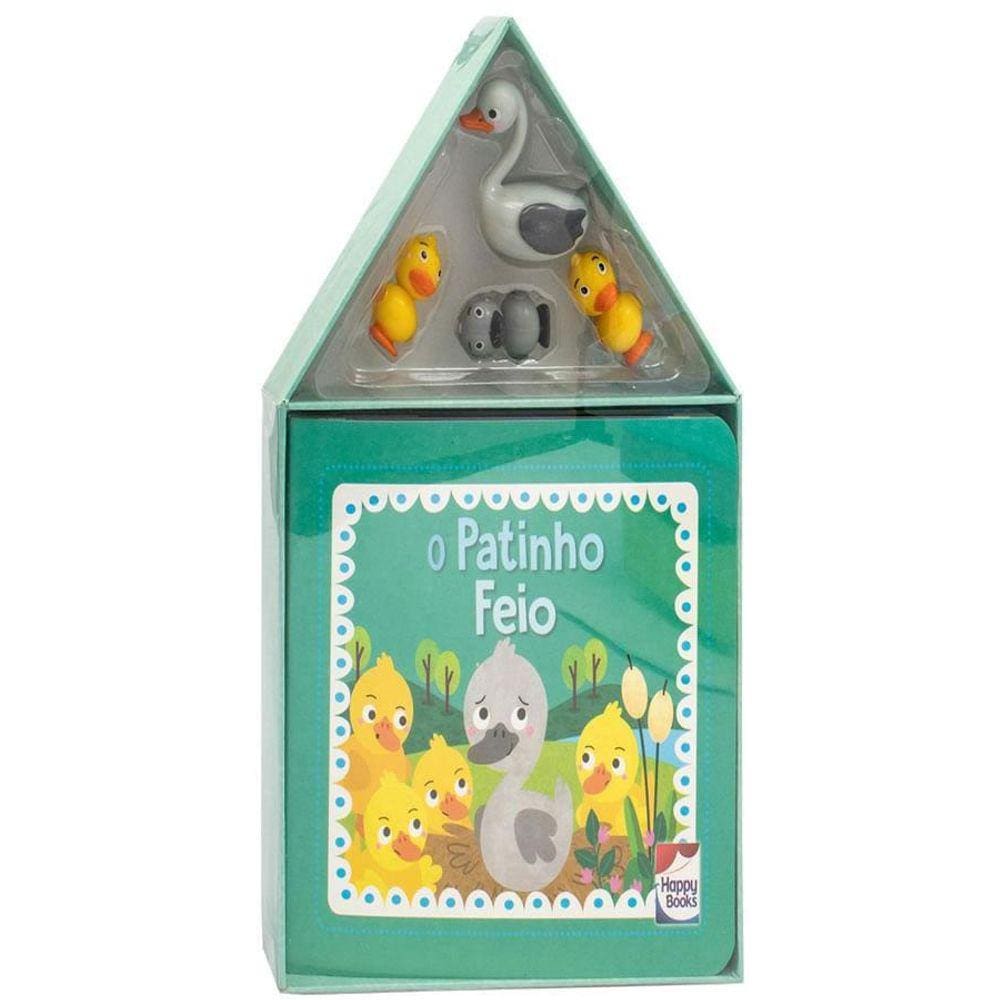 Livro Casinha O Patinho Feio Ilustrado - Coleção Encantada