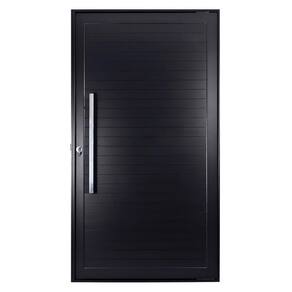Porta Lambril Pivotante com Puxador Esquerda Topsul 220x120cm Esquadrisul Preto