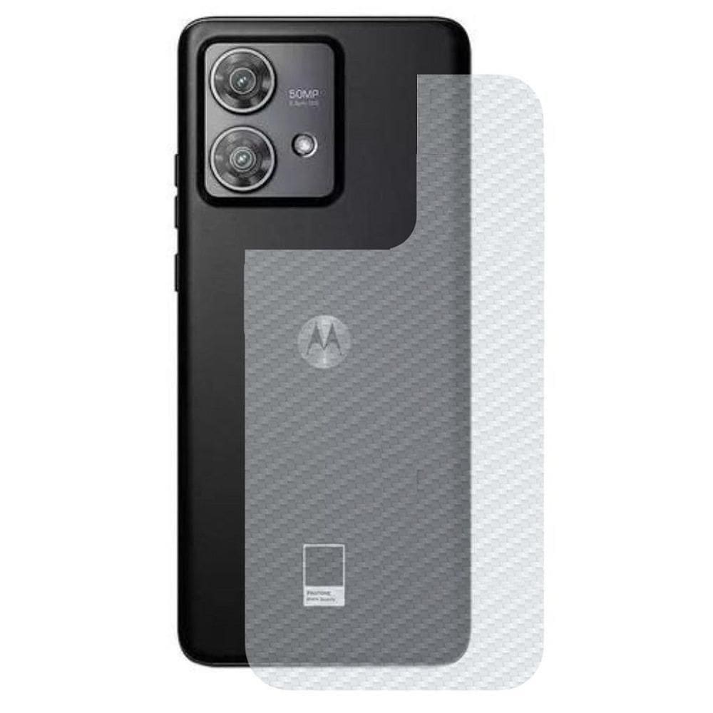 Película Para Motorola Edge 40 Neo 5g - Traseira De Fibra De Carbono - Gshield