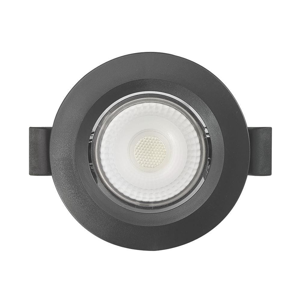 Spot Embutir Slim MR11 3W Preto Bivolt 3000K