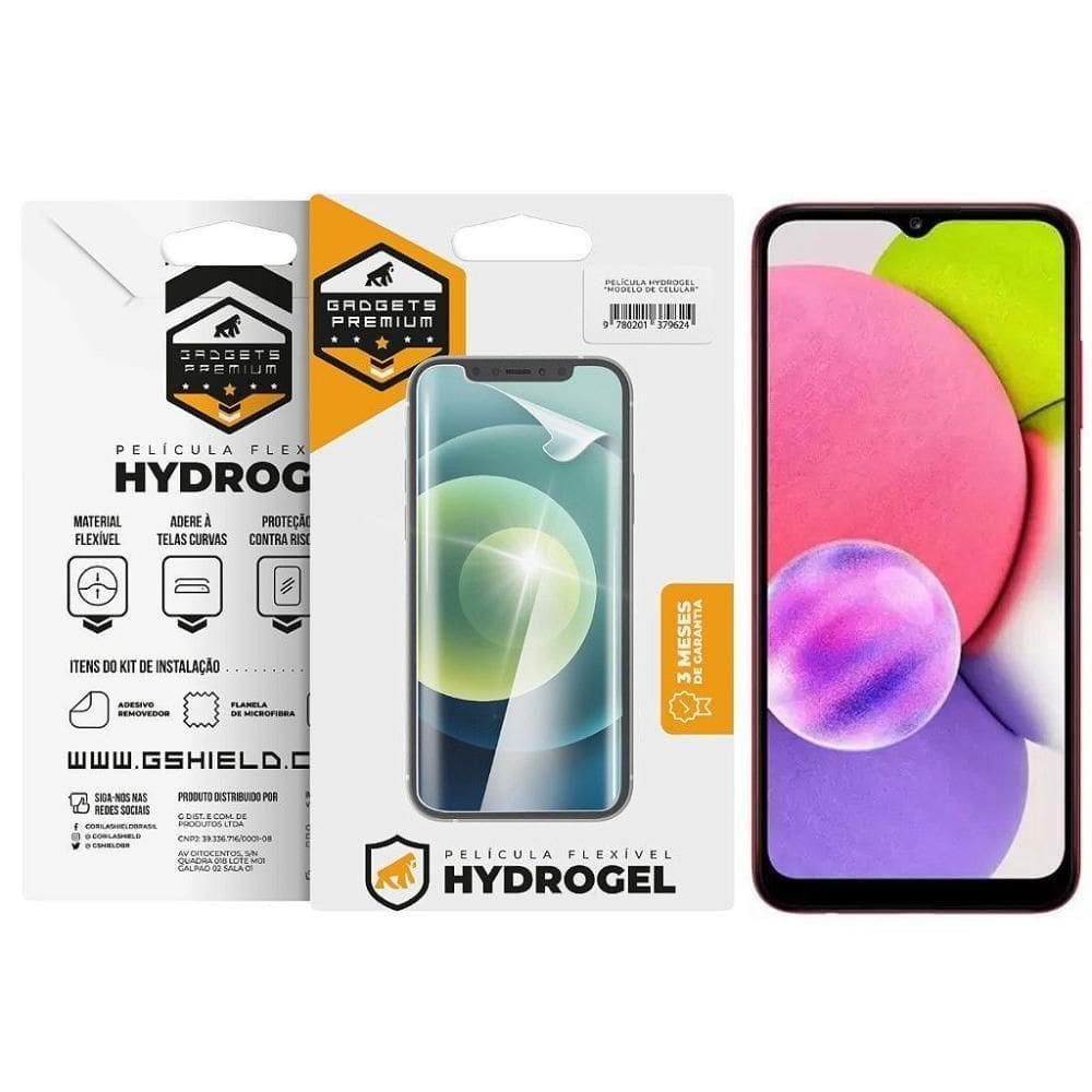 Película Para Samsung Galaxy A03s - Hydrogel Gamer Fosca - Gshield