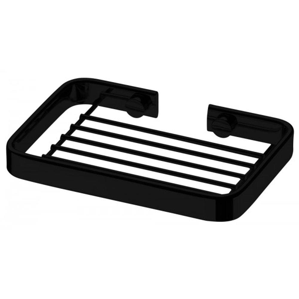 Saboneteira Metal Preto Fosco Future