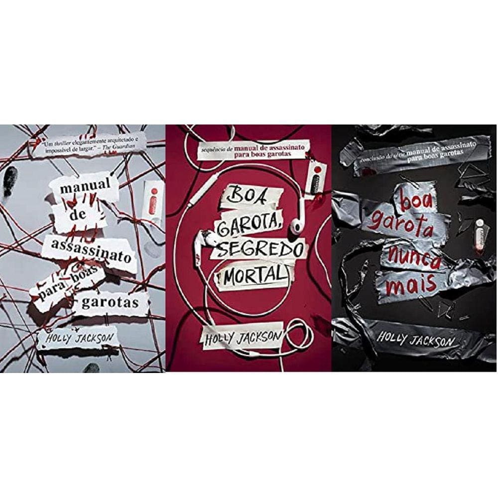 Kit 3 Livros Holly Jackson Manual Assassinato Boas Garotas