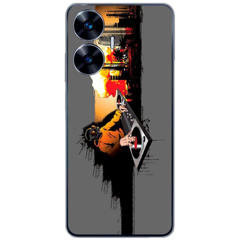 Capa Adesivo Skin264 Verso Para Realme C55 (2023)
