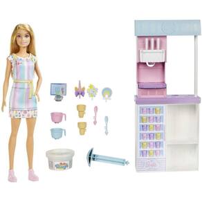 Barbie Profissões Conjunto Quiosque De Sorvete - Mattel