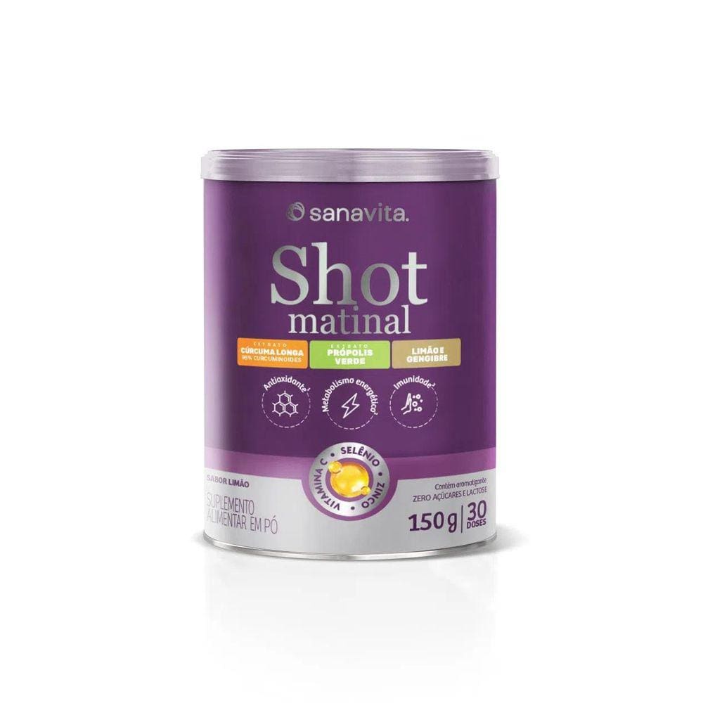 Shot Matinal Sanavita Sabor Limão 150G