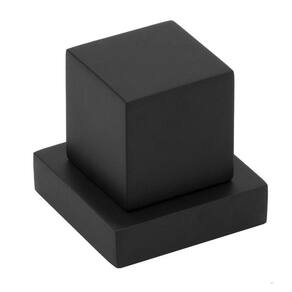 Kit 10 Acabamentos Registro Preto Quadrado 100% Metal