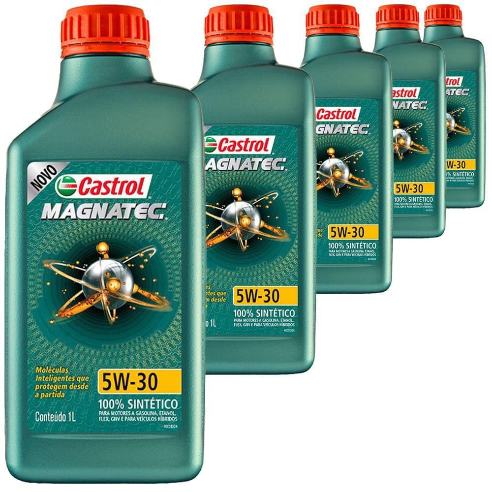 5 Óleo Sintético 5W30 Magnatec SP Castrol Jeep Kia Toyota