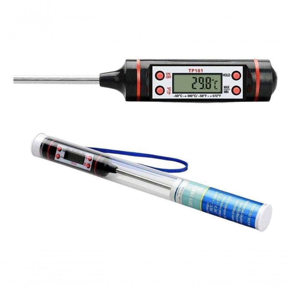 Termômetro Culinário Digital Espeto Alimentos Cozinha