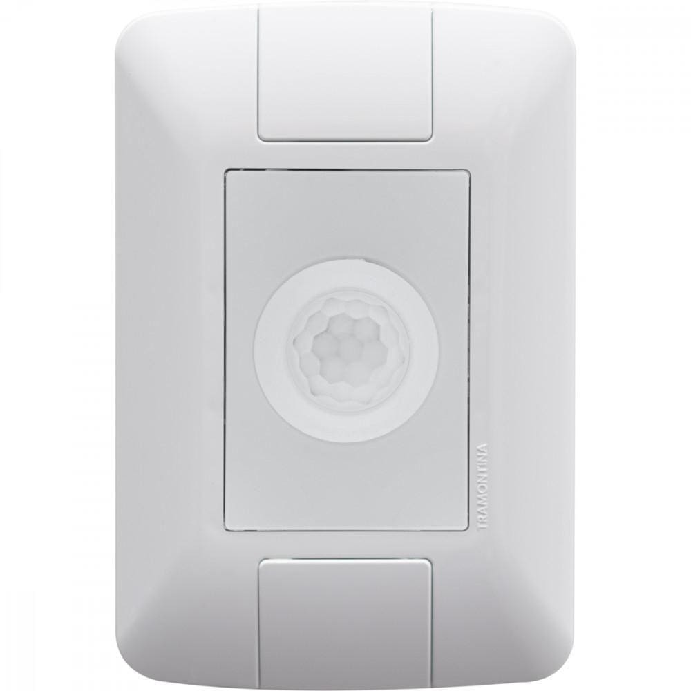 Conjunto 4X2 Detector De Presença Bivolt Aria Branco