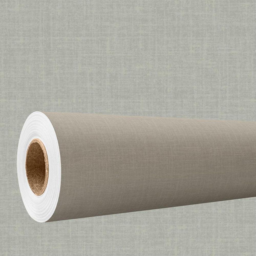 Papel De Parede Efeito Tecido Linho Verde Texturizado 3M