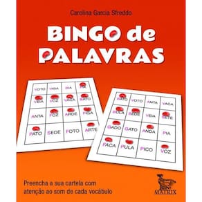 Bingo de Palavras - Cartelas e Vocábulos - Livro Educativo
