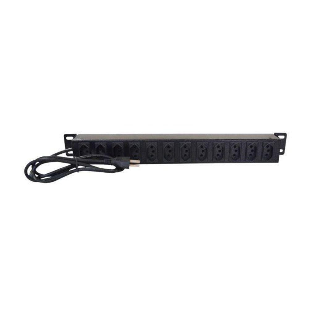 Regua Eletrica Max Eletron 19&Quot; 12 Tomadas 20 Amperes