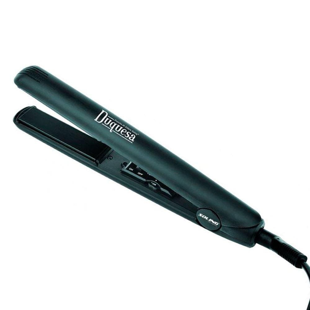 Prancha Chapinha Alisadora Soling Duquesa Preta 200 ºc - 392 ºf Bivolt