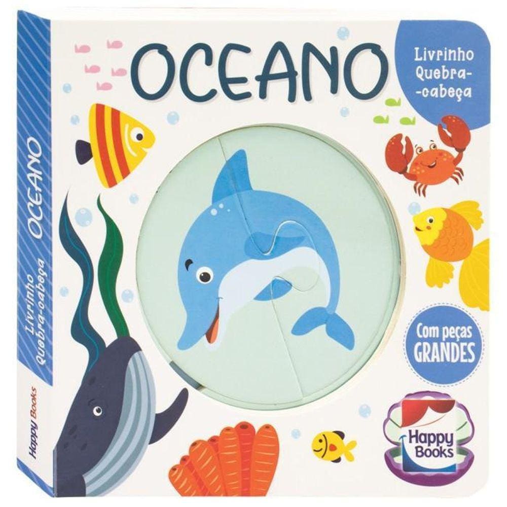 Livrinho Quebra-Cabeça - Oceano