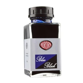 Tinta para Caneta Tinteiro Aurora 45mL Azul Escuro