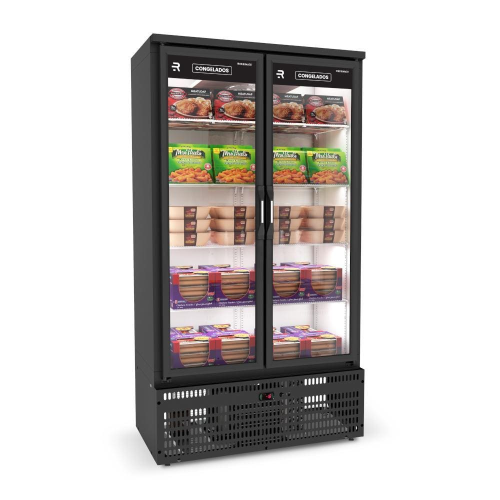 Auto Serviço Vanguard Congelados 2 Portas Preto ASVCG2P 220V - Refrimate