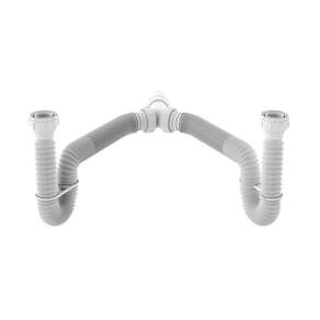 Sifao Tubo Extensivel Duplo Branco - Censi