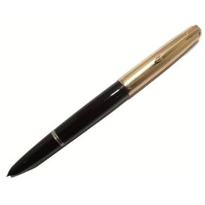 Caneta Tinteiro Parker 51 Argentina Preta Pena Ouro 14K Nos